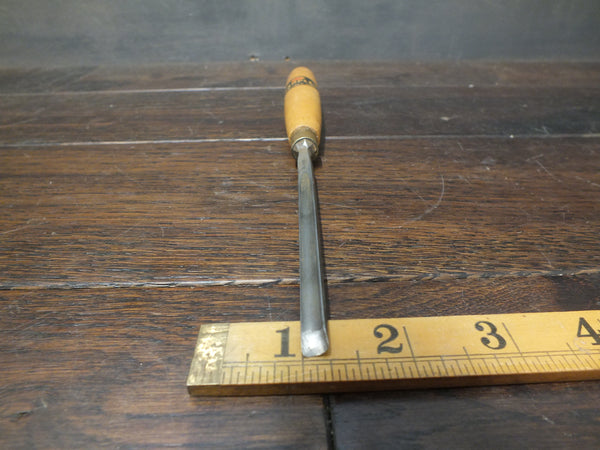 Marples incannel gouge 1/4". Decal on boxwood handle. 6 sweep vgc 46577