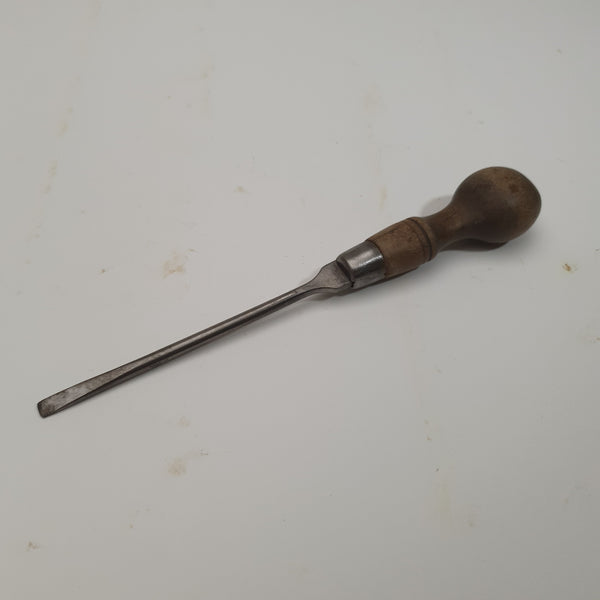 8 1/2" Vintage Cabinet Makers Screwdriver w 1/4" Edge 44284