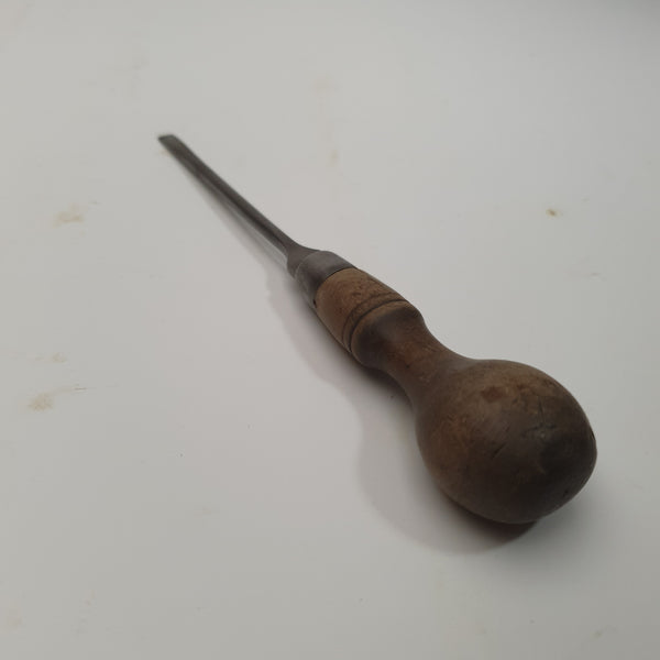 8 1/2" Vintage Cabinet Makers Screwdriver w 1/4" Edge 44284