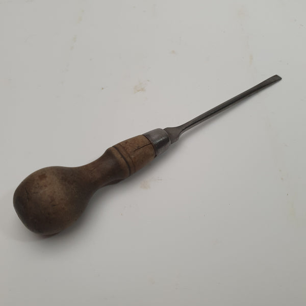 8 1/2" Vintage Cabinet Makers Screwdriver w 1/4" Edge 44284