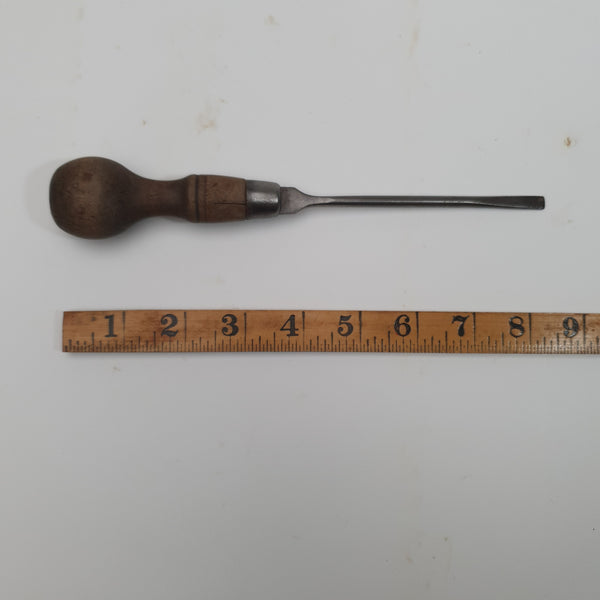 8 1/2" Vintage Cabinet Makers Screwdriver w 1/4" Edge 44284