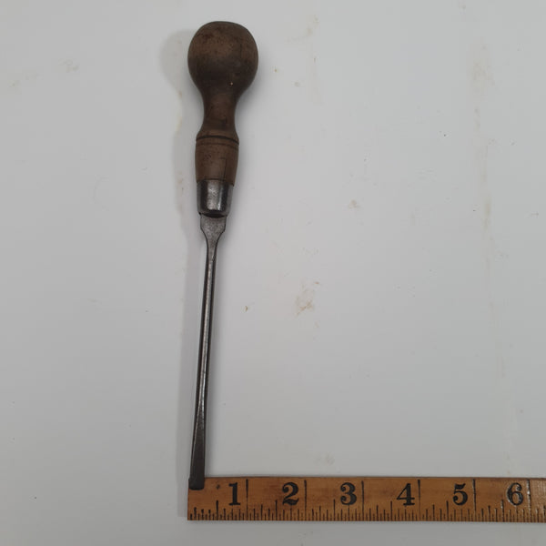 8 1/2" Vintage Cabinet Makers Screwdriver w 1/4" Edge 44284
