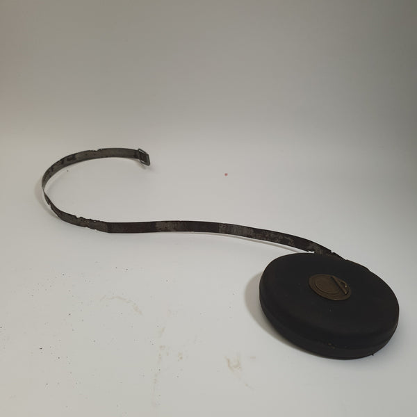 Vintage Rabone Chesterman 100ft Tape Measure in Leather Case 45375