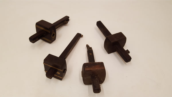 Mixed Bundle of 4 Vintage Marking Gauges Restoration Project 36369