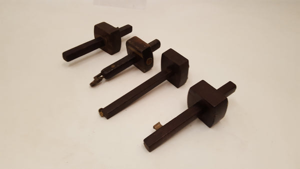 Mixed Bundle of 4 Vintage Marking Gauges Restoration Project 36369