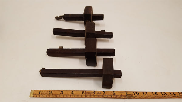 Mixed Bundle of 4 Vintage Marking Gauges Restoration Project 36369