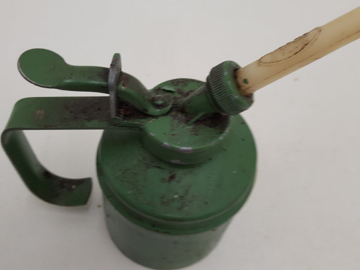 Vintage Green Wesco Oil Can w Plastic Spout 32177 – The Vintage Tool Shop,  The Old Dairy, Carters Barn Farm, Piddlehinton, Dorchester DT2 7TH