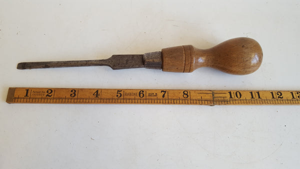 Vintage 11" Footprint Cabinet Makers Turnscrew w 1/4" Edge 39922