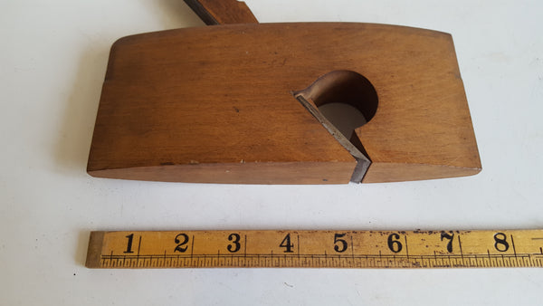 Unusual 7 1/2" x 1 1/8" Vintage Wooden Rebate Plane 40043