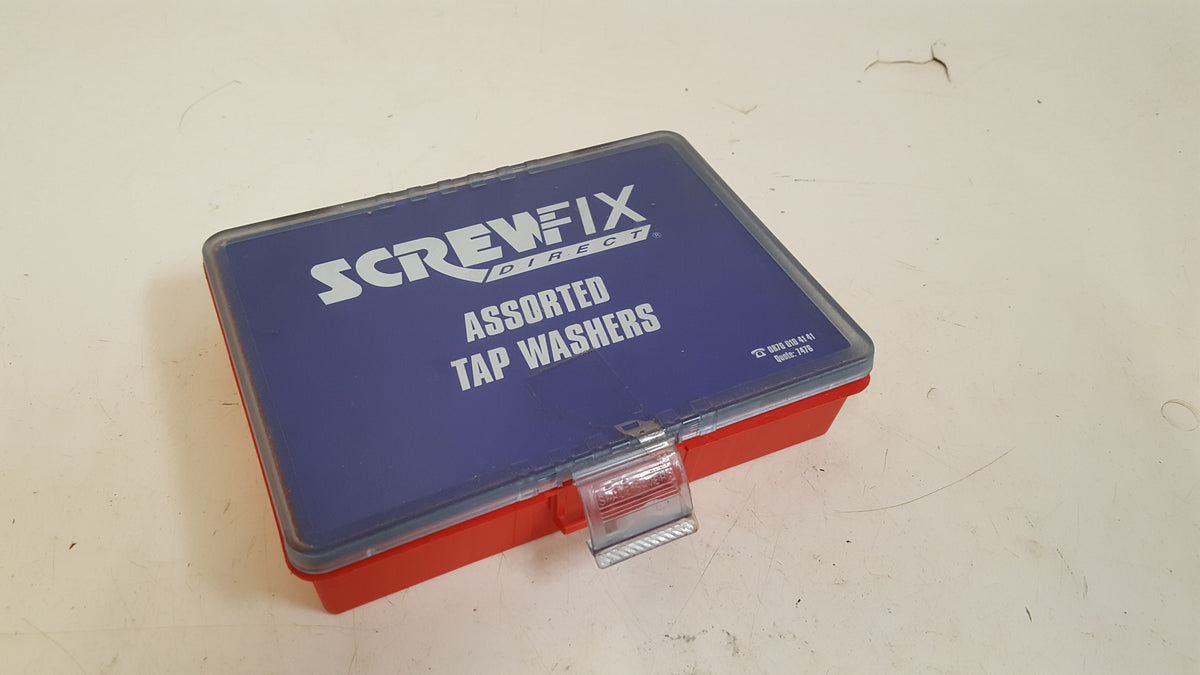 Screwfix Assorted Tap Washers in Plastic Case 42551 The Vintage Tool