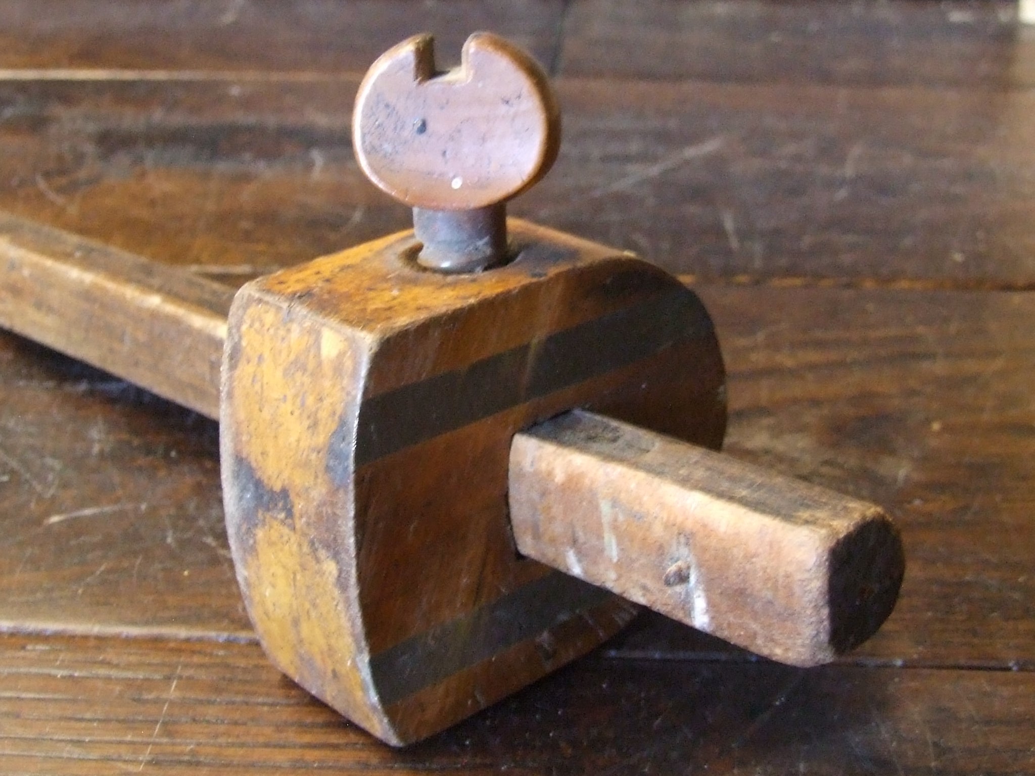 Marking Gauge. Boxwood and Brass 45974