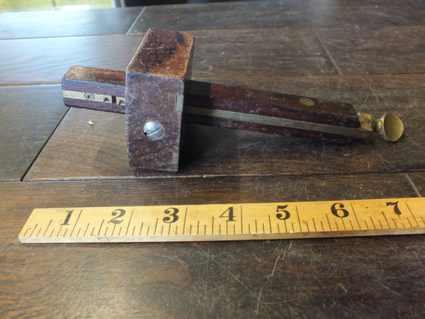Mortise Gauge. Sorby. Rosewood and brass. Precise and free movement. 46329