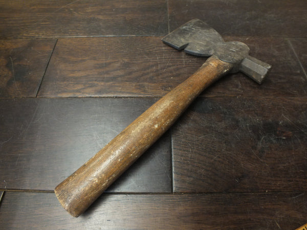Eagle Edge Tool Shingling type hammer/hatchet. 306- No1, Head tight to handle with cross hatch poll.46357