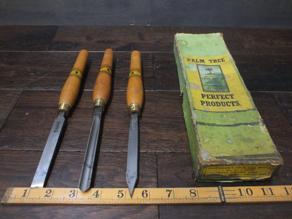 Mawhood Wood Turning Tools. Boxed. Very good condition. 46423