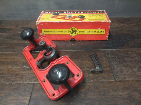 Tyzack Metal Router Plane. Boxed. Good condition. 46425