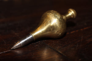 Plumb Bob 8oz. Brass and steel. 46013