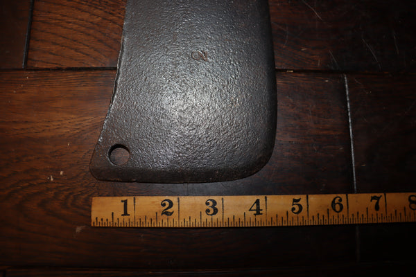 Meat Cleaver. No:2 6" double bevel on bottom and front edge. 46020