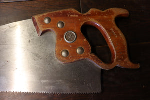 Disston D8 Skewback Saw. 8tpi. Filed for rip. 25 3/4". 46146