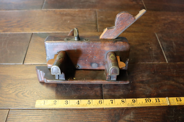 Moon. Plough Plane c1832-51. 5/8" cutter. Good working order. Beautiful and rare example. 46178