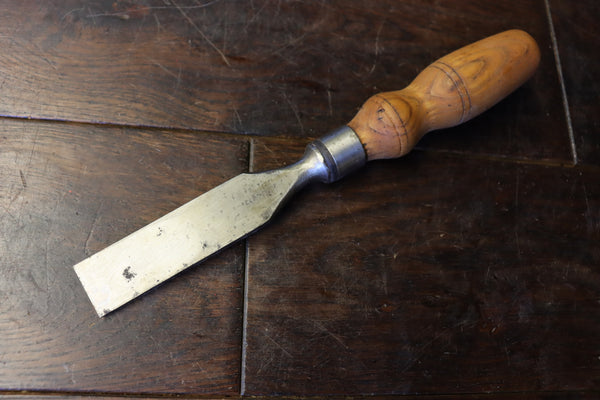 Marples Firmer Chisel. 1". Excellent blade. Steel ferrule. Tight handle in good condition. 46212