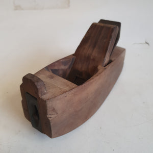 7 1/2" Vintage Wooden Coffin Compass Plane 43502