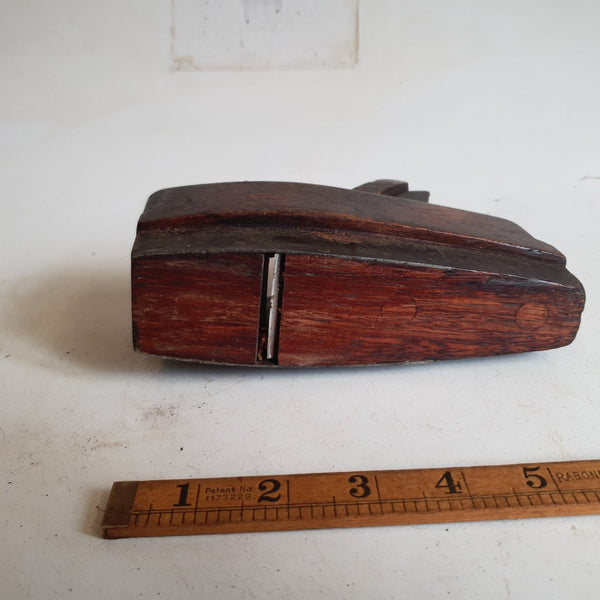 6 1/2" Vintage Coffin Smoothing Plane w Interesting Sole 43470