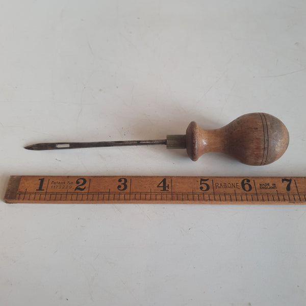 Nice 3 7/8" Vintage Leather Working Sewing Awl 43478