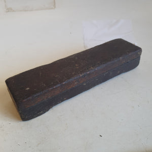 8" x 2" Vintage Sharpening Stone in Wooden Box 43547