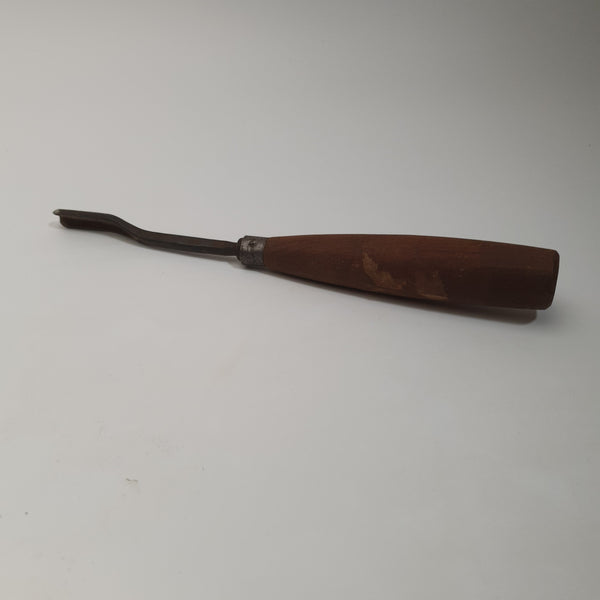 5/16" Vintage Reynolds & Sons Bent Gouge w #17 Sweep 44068