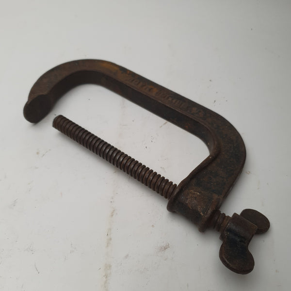 Vintage Woden No 126 6" G Clamp Missing Foot 44161