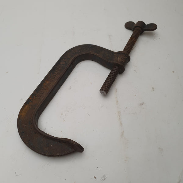Vintage Woden No 126 6" G Clamp Missing Foot 44161