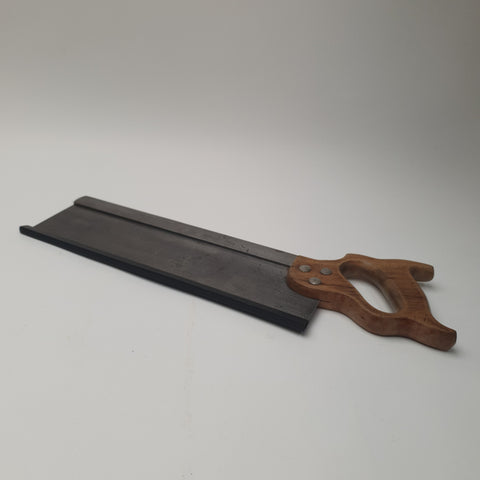 14" Vintage Tyzack & Sons No 19 Steel Back Saw w 11 TPI 44707