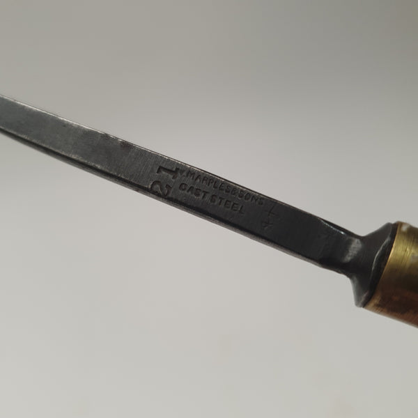 1/8" Vintage Marples Spoon Gouge w #21 Sweep 45059