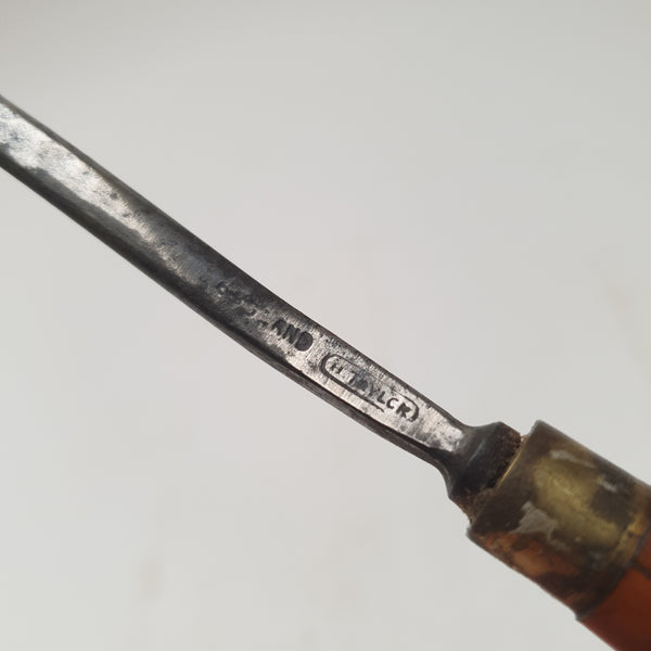 1/4" Curved Henry Taylor Gouge w #13 Sweep 45150