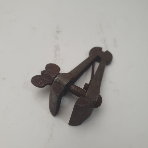 Small 3" Vintage Jewellers Hand Vice w 1" Jaws 45412