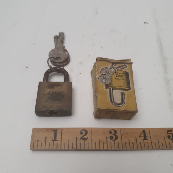 Small Extruded No A101 Padlock in Box 45558