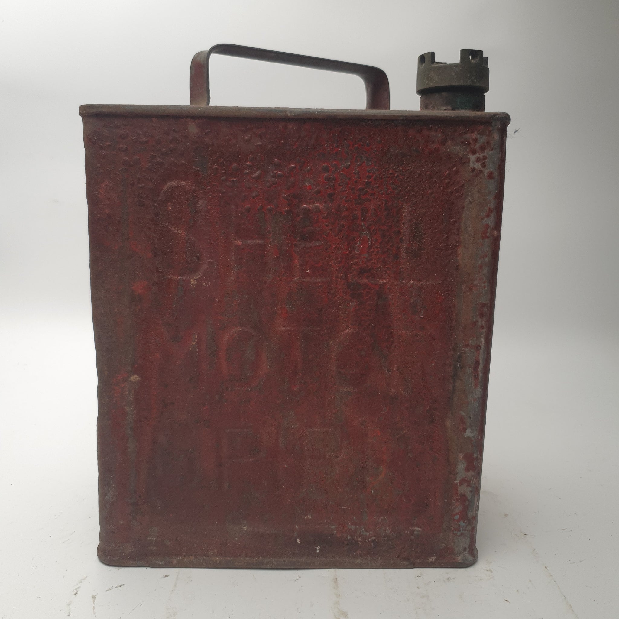 Vintage Red Shell Petrol Can 45739