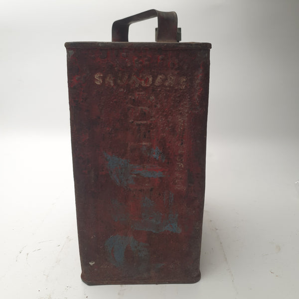 Vintage Red Shell Petrol Can 45739