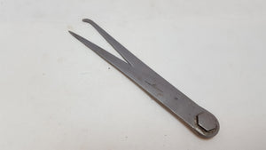 Plumpton & Co Firm Joint 6 3/8" Broad Arrow 1949 Jenny Leg Calipers 12371-The Vintage Tool Shop