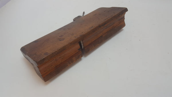 Wm Moss 1798-1843 Moulding Plane Old Worm Damage 2" Wide Boxed 12790-The Vintage Tool Shop