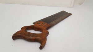 12" 10 TPI Steel Backed Saw Good Condition 15394-The Vintage Tool Shop