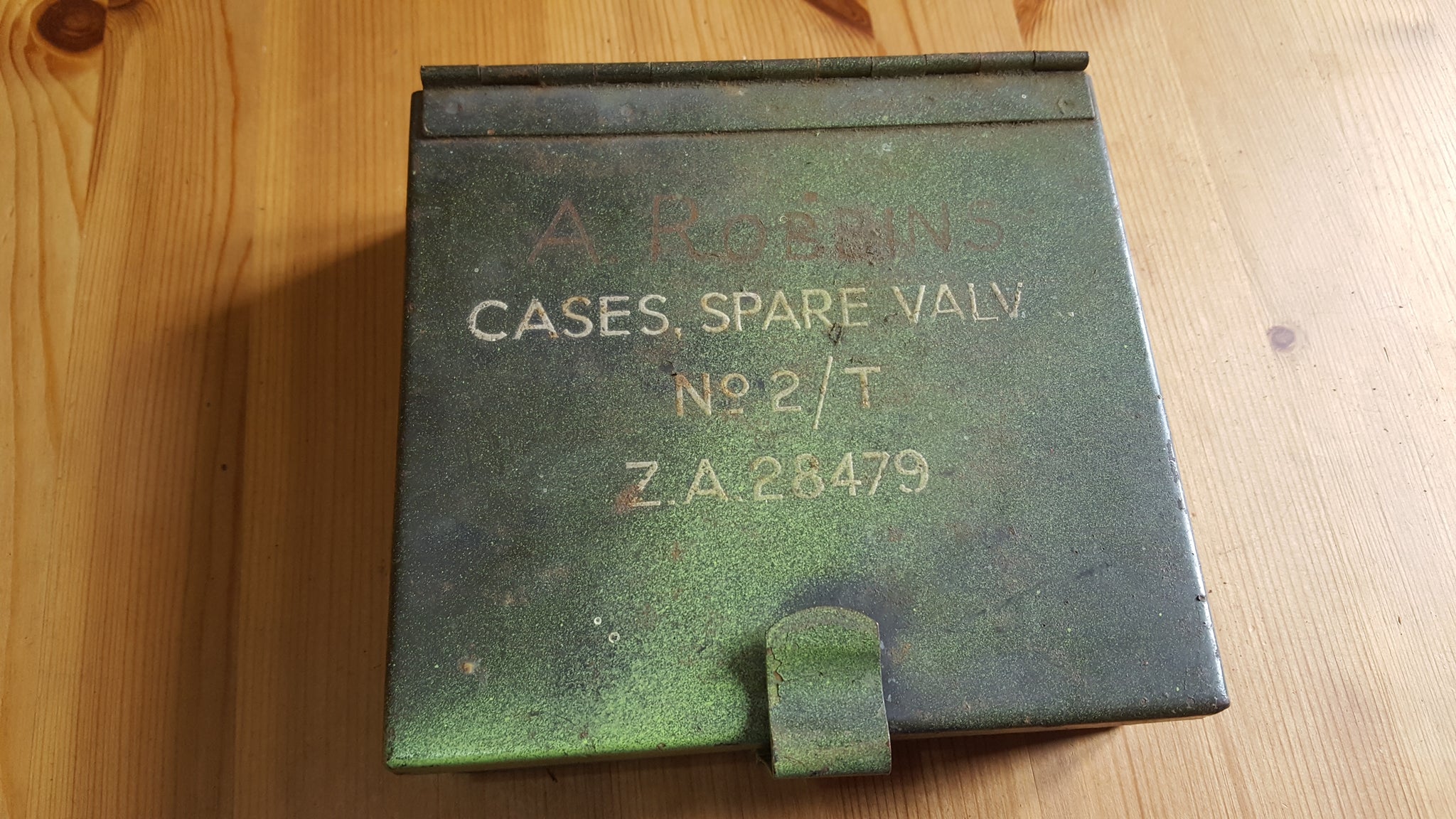 Metal Container 65x60x50mm, Case, Spare Valv. ZA28479 18130-The Vintage Tool Shop