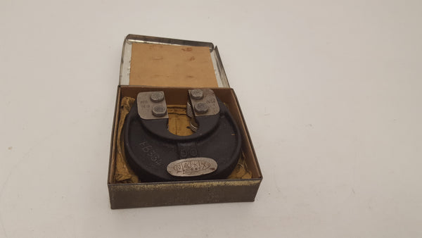 Matrix Thread Caliper Gauge 3/4" 16 TPI VGC Tin Box 18523-The Vintage Tool Shop