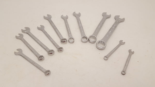 6 - 19mm Am-Tech Combination Wrench Set 11 Pc Oroginal Box VGC 18929-The Vintage Tool Shop