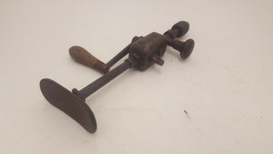 Interesting Small Shoulder Brace Drill with Dual Speed Gearbox 14 1/2" 19199-The Vintage Tool Shop