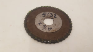 Circular Milling Tool 5/32 x 4 1/2 x1" 19176-The Vintage Tool Shop
