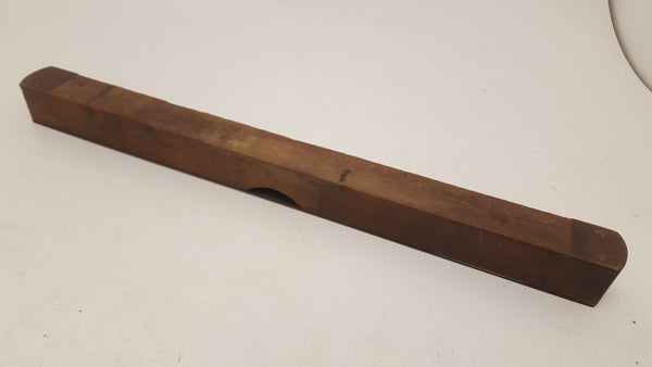 Interesting John Rabone & Sons 18" Spirit Level Brass & Wood GC 18853