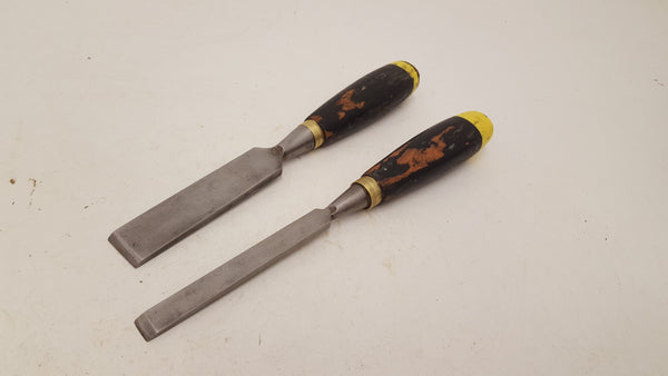 Pair of Unnamed Straight Chisels 1/2 - 1" 21331