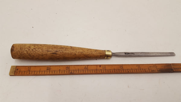 1/4" Straight Chisel Bevel Edged w Chipped Tip 21394