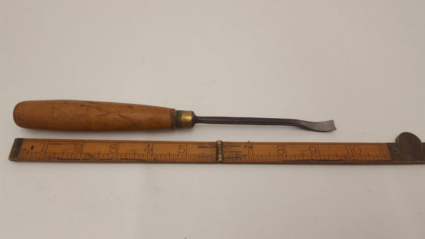 3/8" Vintage Addis Spoon Bit Gouge w #4 Sweep 22017